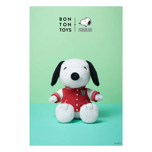 Bon Ton Toys - SNOOPY - Peluche Snoopy con cazadora universitaria