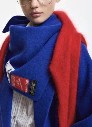 Essentiel Antwerp - Kelp Çift Taraflı Kaban | Indigo