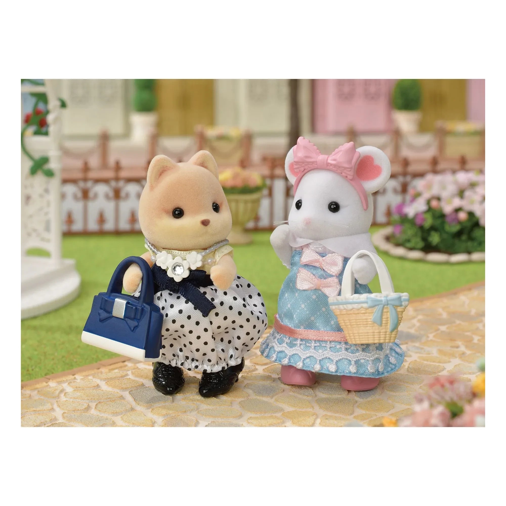 Sylvanian Families - Bolso de moda y hermana ratón malvavisco