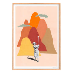 Póster de Ciel Glue - Beyond The Hill | Naranja