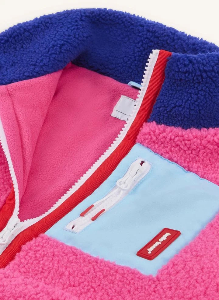 Hello Hossy - Chaqueta de Forro Polar con Cremallera | Fucsia