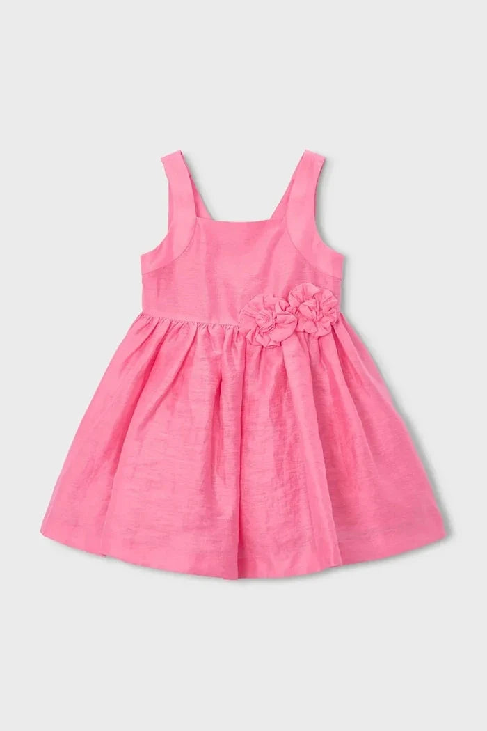 Vestido de lino Mayoral para niña