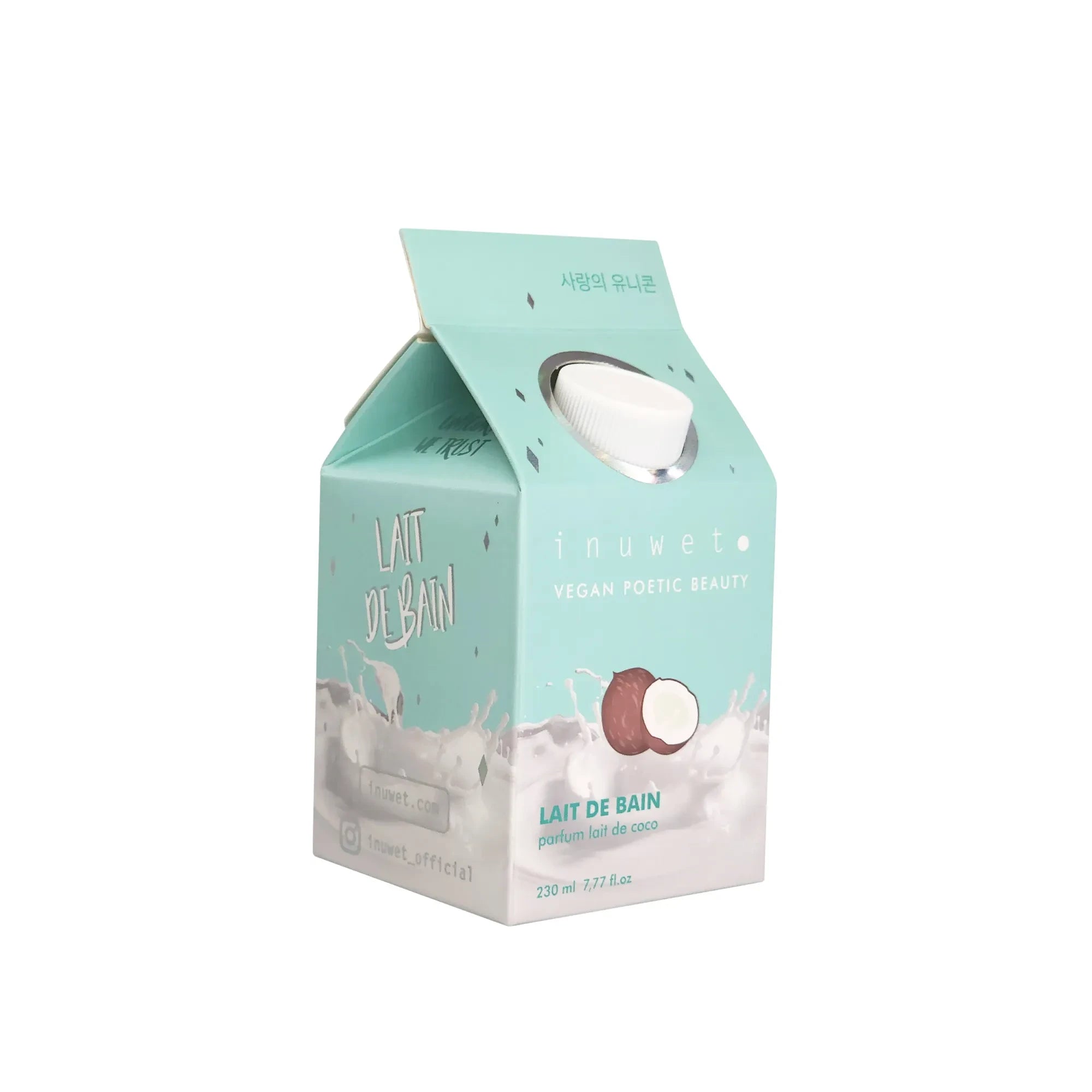 Inuwet - Leche de baño de coco - 230 ml