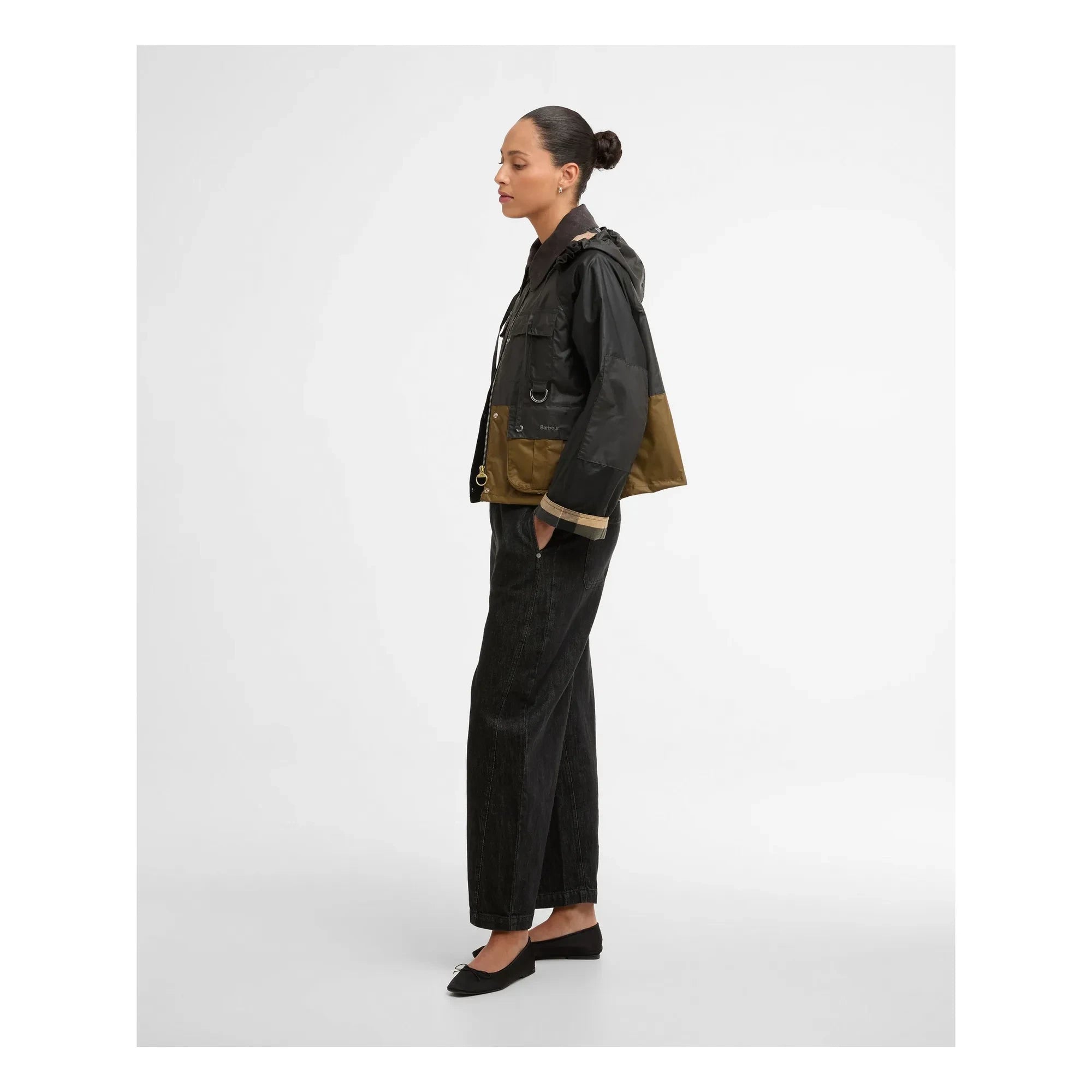 Barbour - Chaqueta encerada Liza | Negro