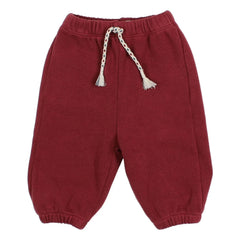 Búho - Bordo Jogger Terciopelo con Cordón