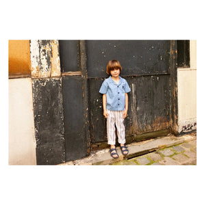 Louis Louise - Pantalones Gazelle a rayas | Azul claro