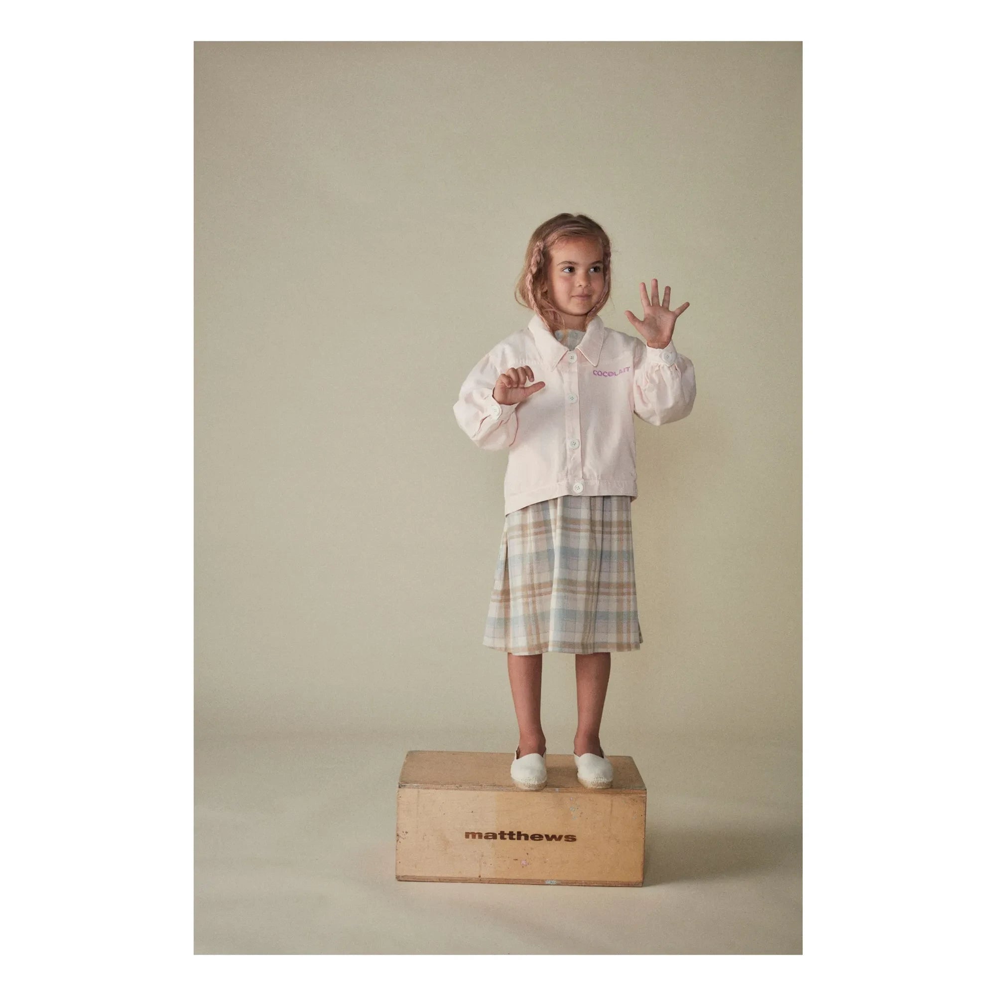 Coco au Lait - Chaqueta de algodón orgánico de Nepal | Rosa