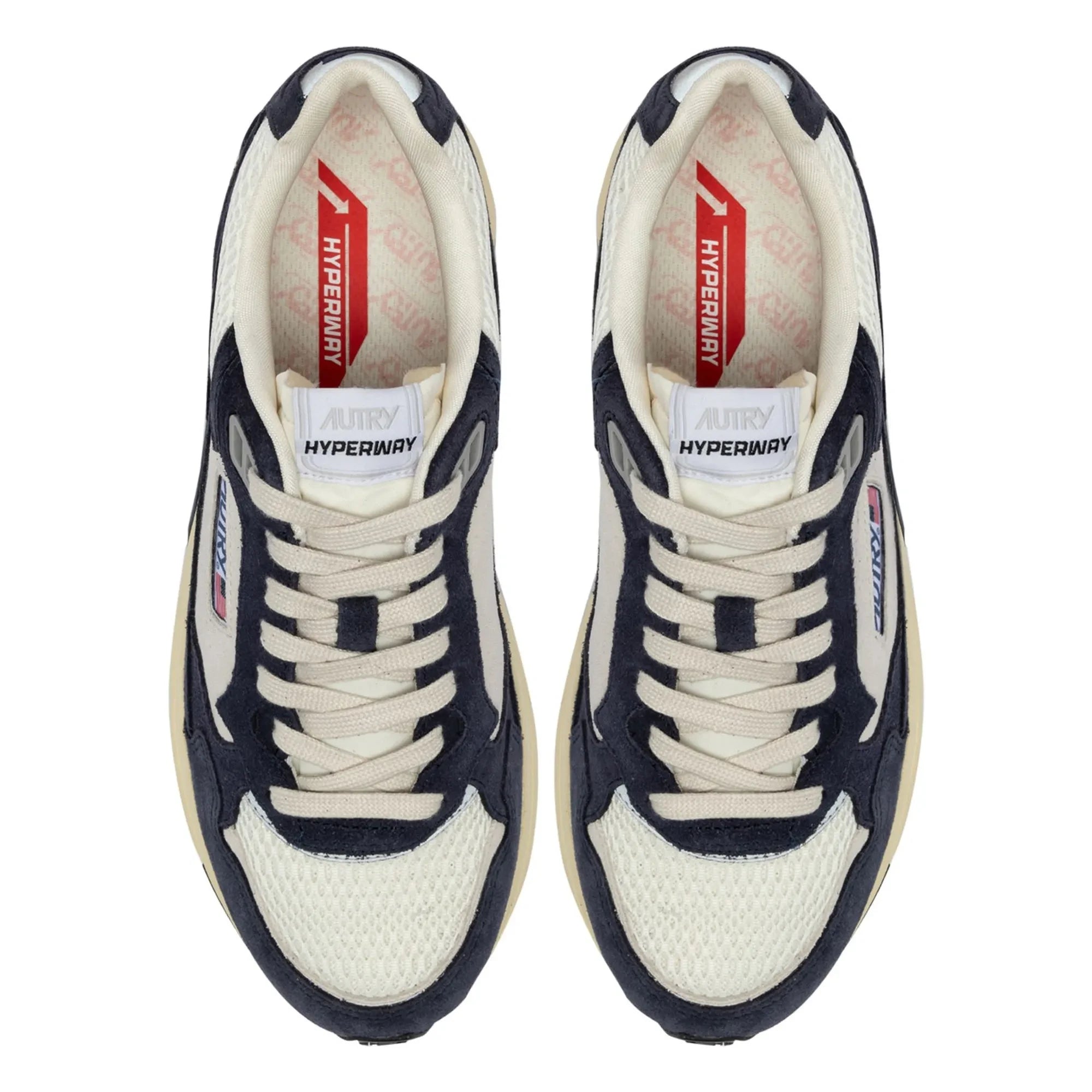 Autry - Zapatillas Deportivas Bicolor de Ante Hyperway | Azul marino