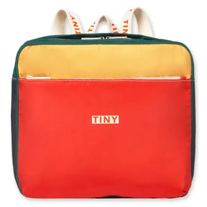 Tinycottons - Mochila con bloques de color | Roja