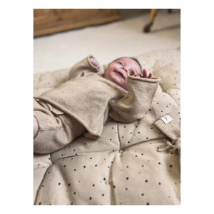My Little Freckle - Set de Bloomer de Cachemira Orgánica + Cárdigan Cruzado | Beige