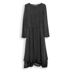 THEAVANT - Vestido de seda Coquette | Negro