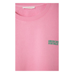 American Vintage - Sudadera de algodón Izubird | Cherry Wood