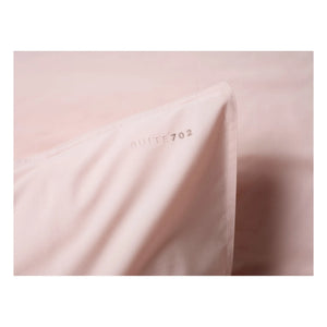 Suite 702 - Funda de almohada de percal de algodón orgánico | Rosa empolvado
