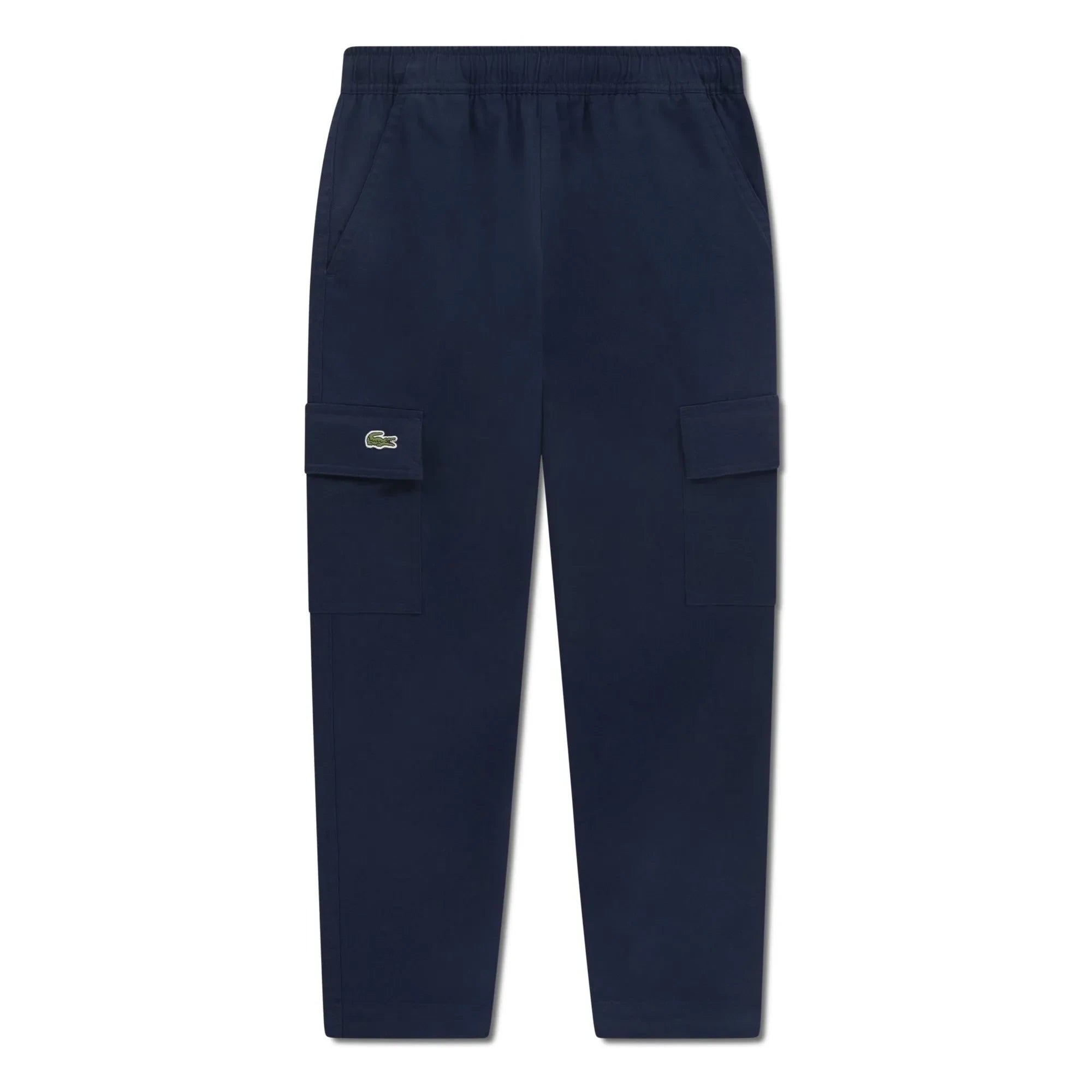 Lacoste - Pantalones cargo con cordones de algodón orgánico | Azul Marino