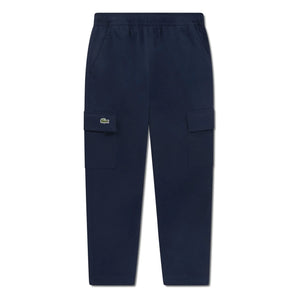 Lacoste - Pantalones cargo con cordones de algodón orgánico | Azul Marino