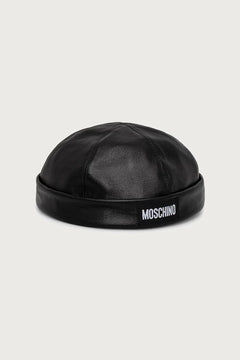 Gorro de cuero para hombre