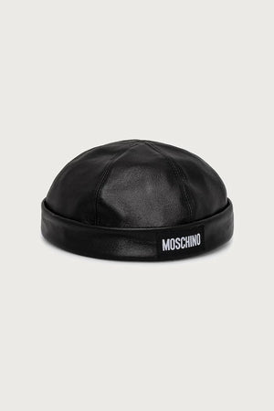Gorro de cuero para hombre