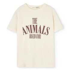 The Animals Observatory - Camiseta de algodón orgánico Pupfish | Blanco
