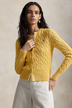 Polo Ralph Lauren chaleco de algodón para mujer COTTON-LSL-CRD