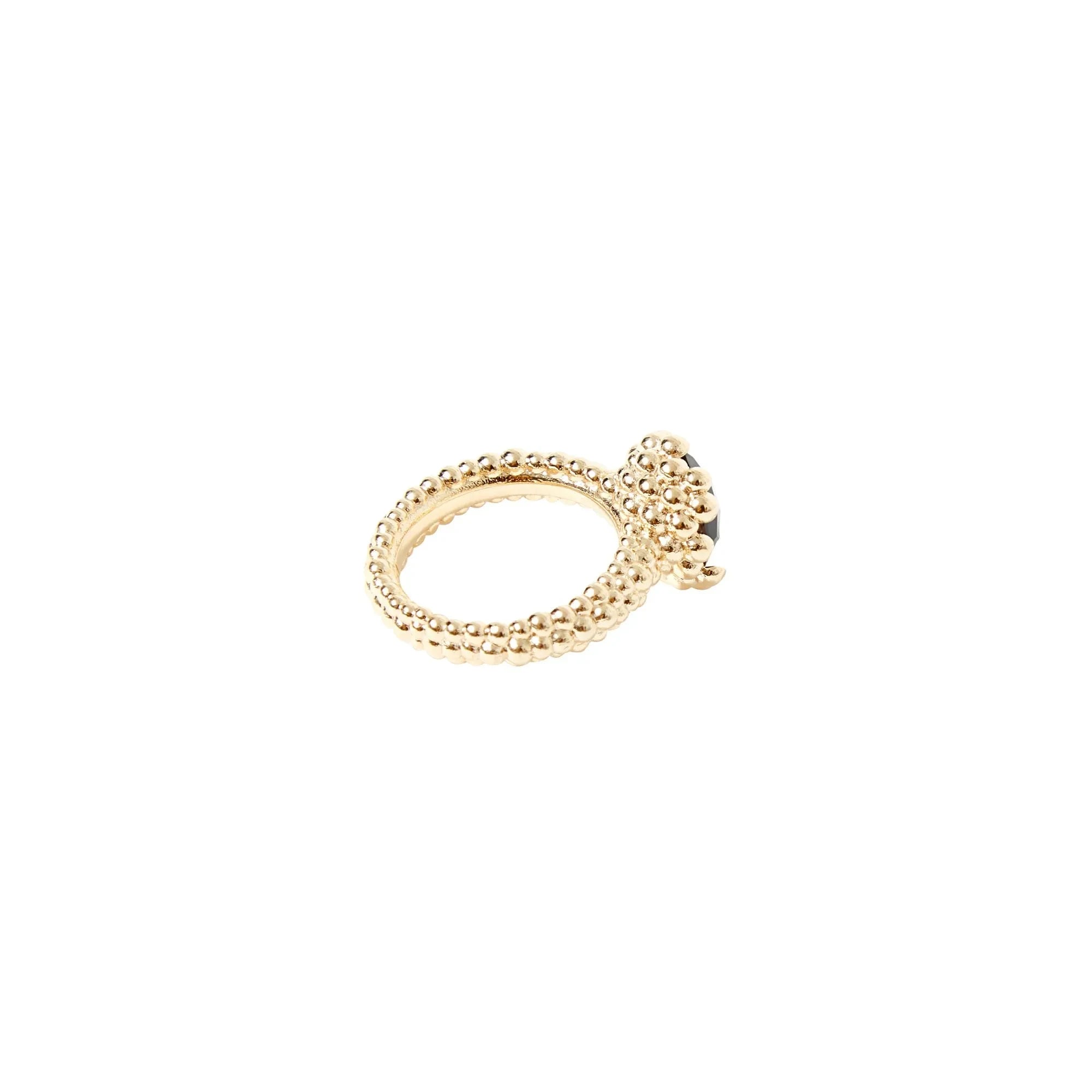 Bonanza Paris - Anillo de Cuarzo Ahumado Latina | Oro