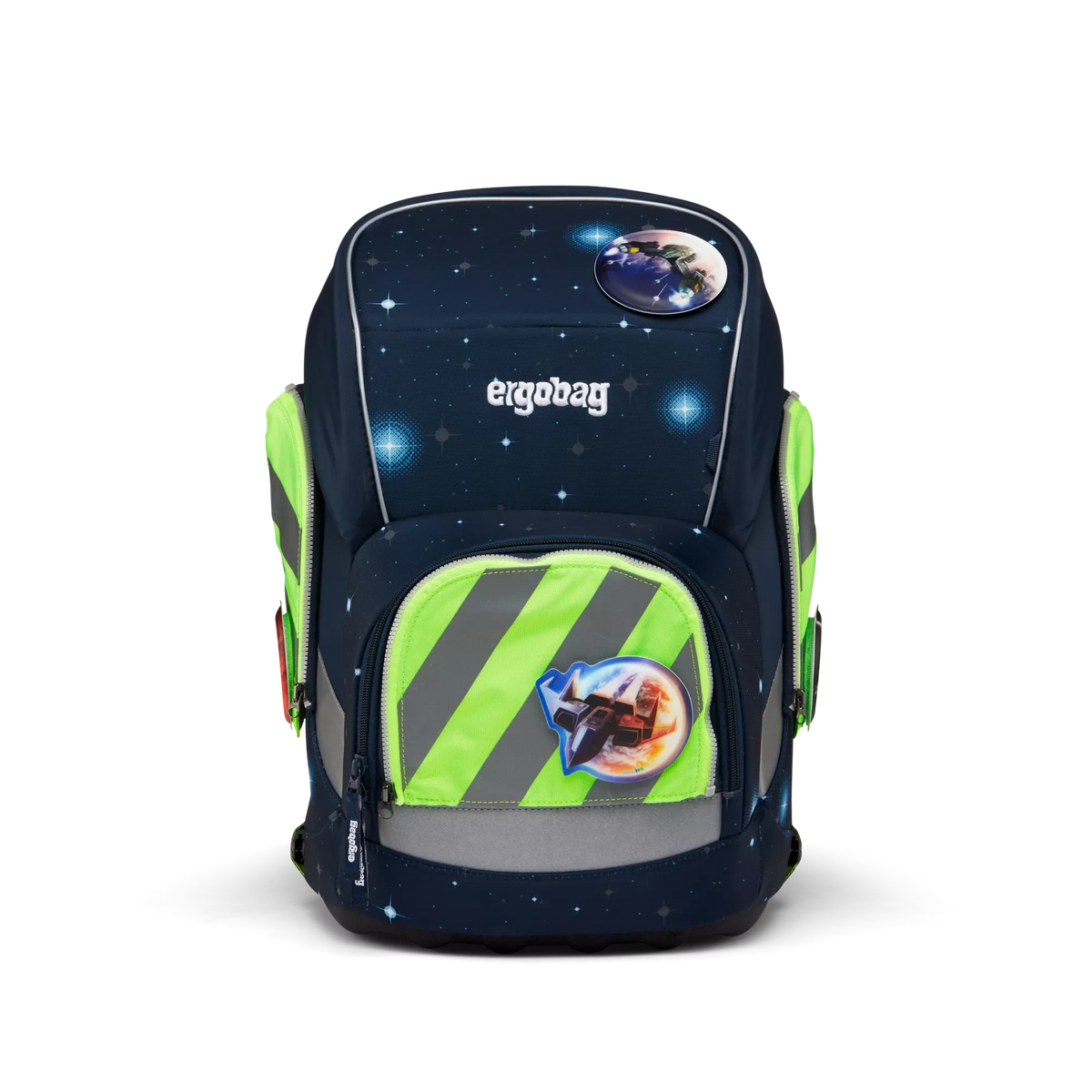 Ergobag - Zip-Set with reflective Stripes Green