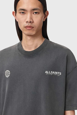 Camiseta de algodón AllSaints EMBLEM