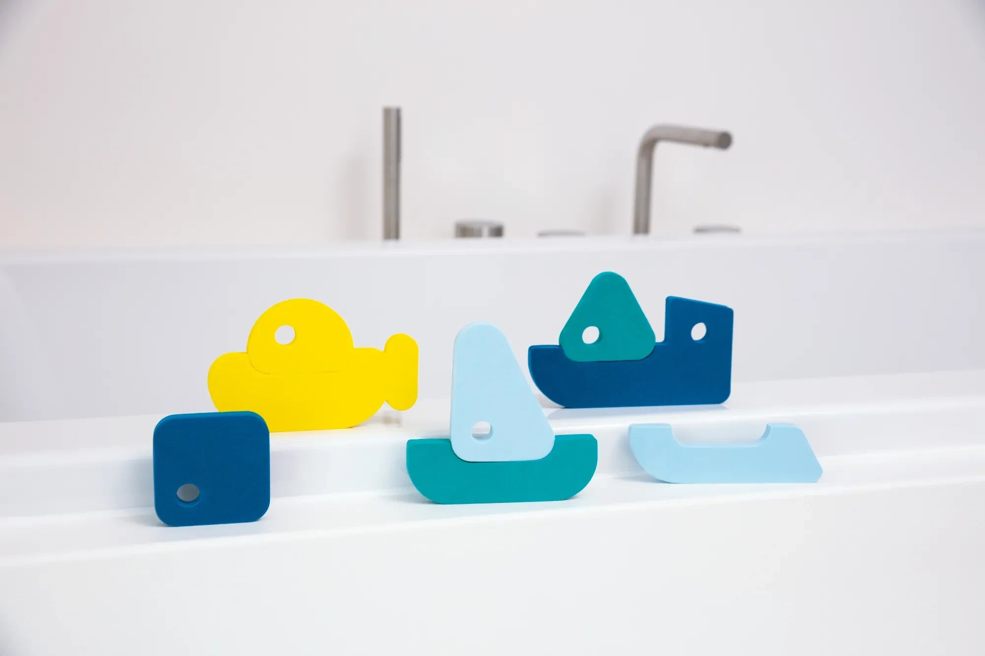 Quut - Puzzle de baño Velero | Azul
