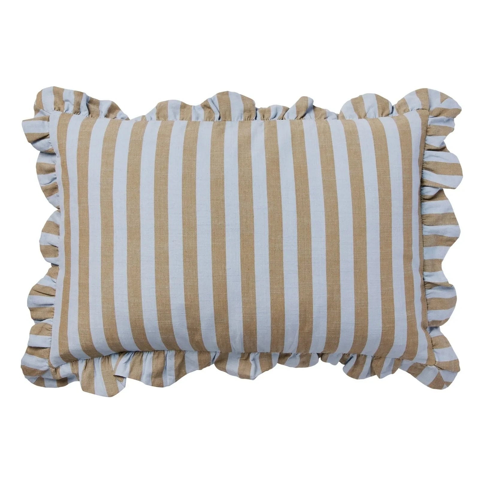 Broste Copenhagen - Funda de almohada rectangular Ina | Azul