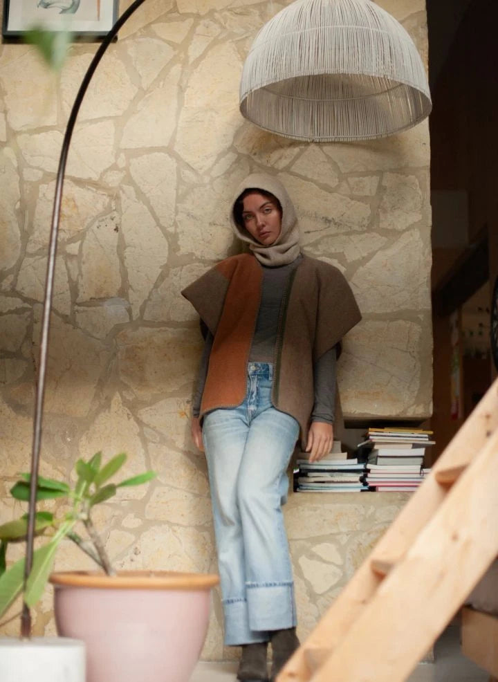 La Méricaine - Kimono Mountain Lana | Pluma de Camello