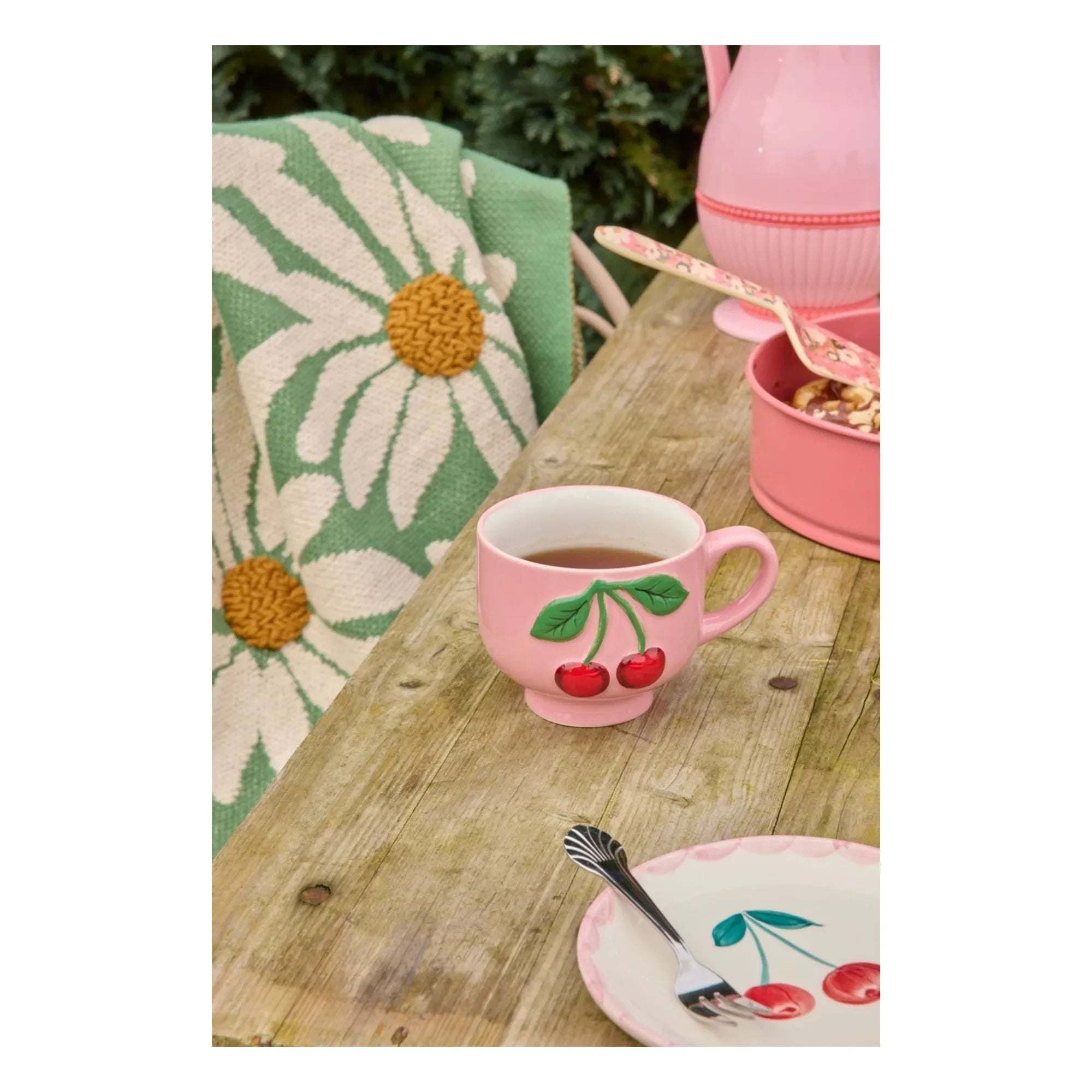 Rice - Taza de cerámica Cerise | Rosa