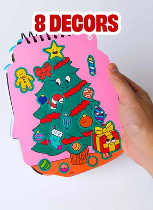 Omy - Libro de actividades navideñas con pegatinas