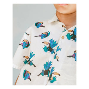 Gingersnaps - Camiseta Swiper Toucans | Blanco