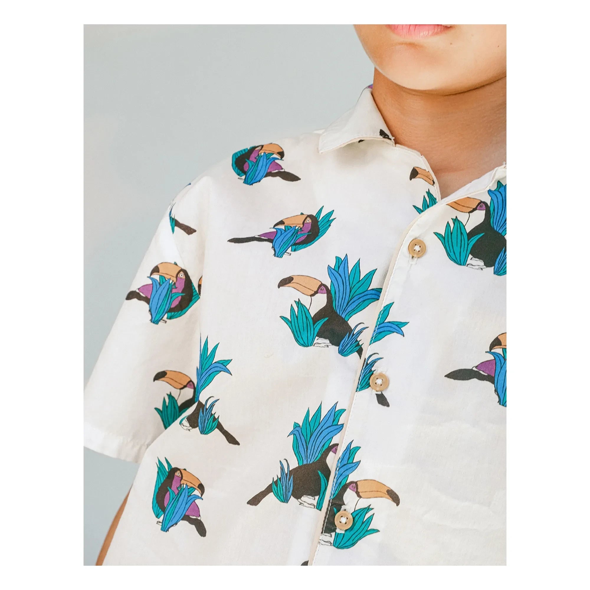 Gingersnaps - Camiseta Swiper Toucans | Blanco
