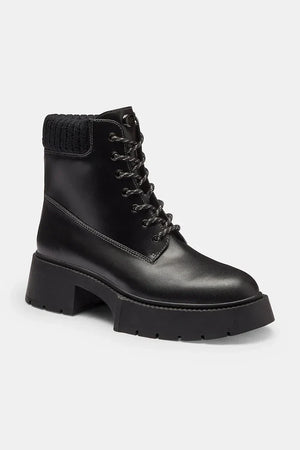 Botines Coach Leah de piel de plataforma