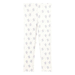 Louise Misha - Leggings de canalé con estampado floral Anandou | Crema