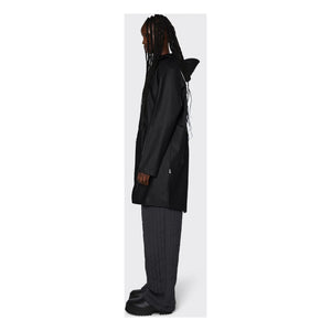 Rains - Gabardina larga unisex impermeable | Negro