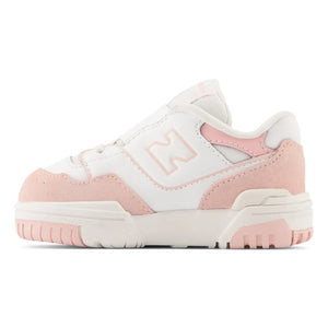 New Balance - Klasik Bağcıklı ve Cırt Cırtlı 550 Sneakers | Pudra Pembe
