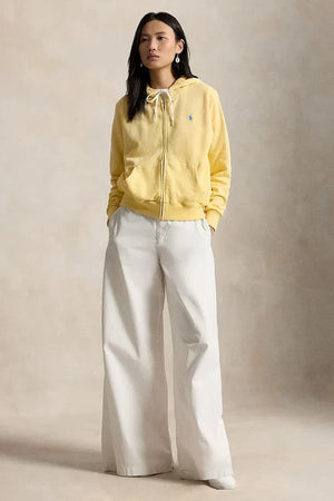 Sudadera con capucha y cremallera de algodón para mujer Polo Ralph Lauren