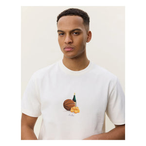 Les Deux - Camiseta con limón | Blanco roto