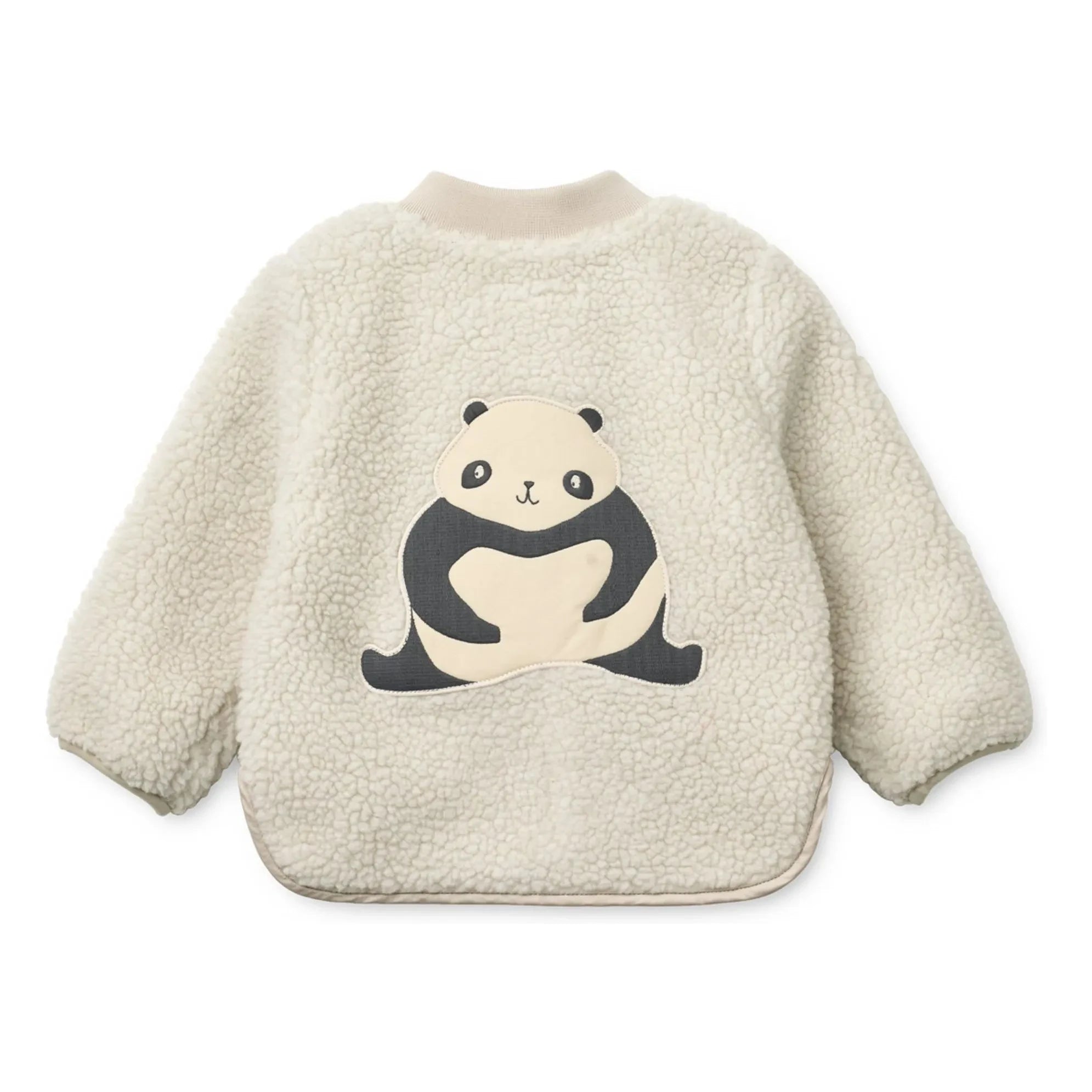 Liewood - Chaqueta Sherpa de Fibra Reciclada Lora Panda | Crudo