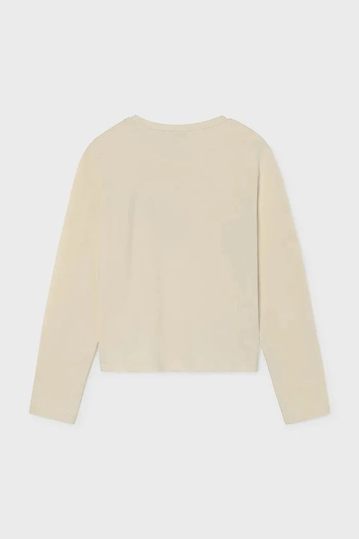 Blusa de manga larga de algodón para niños Mayoral