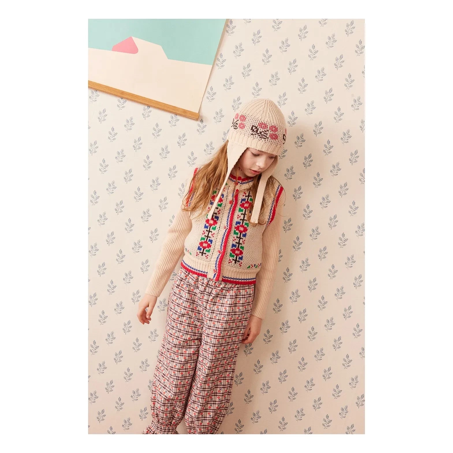Hello Simone - Mirliton Ekose Pantolon | Plum
