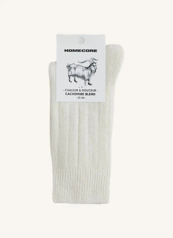 Homecore - Calcetines de Cachemira | Crema