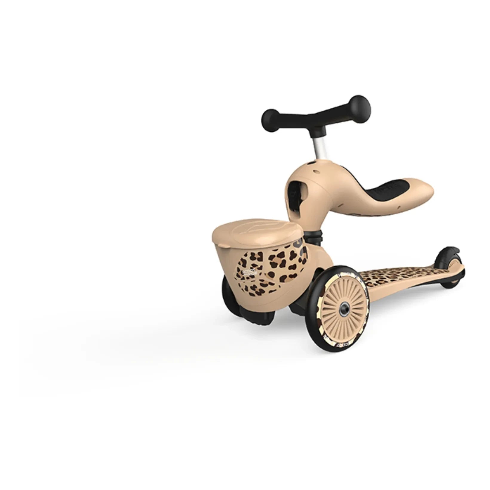 Scoot & Ride - Patinete 2 en 1 Leopardo