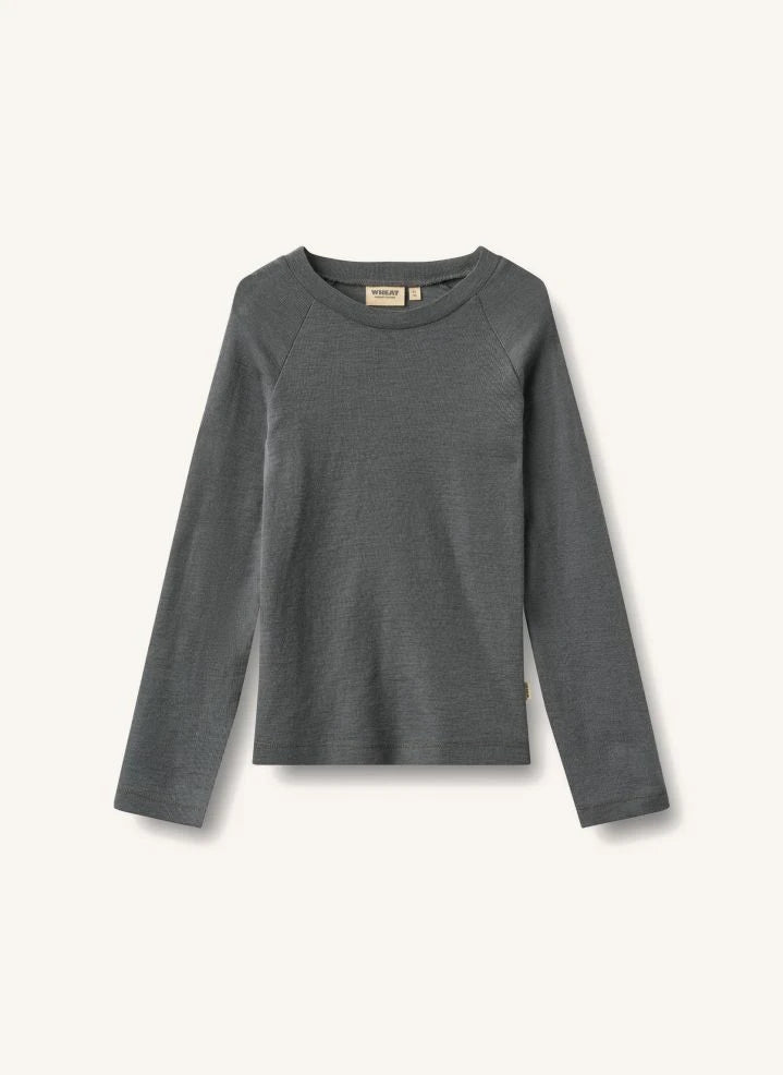 Wheat - Camiseta Maane de lana merino | Marrón