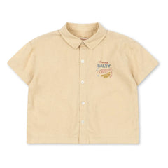 Konges Sløjd - Camisa de lino Franzen | Beige