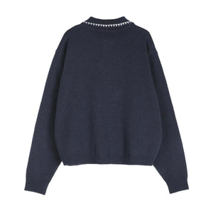 Bobo Choses - Cárdigan floral | Azul marino