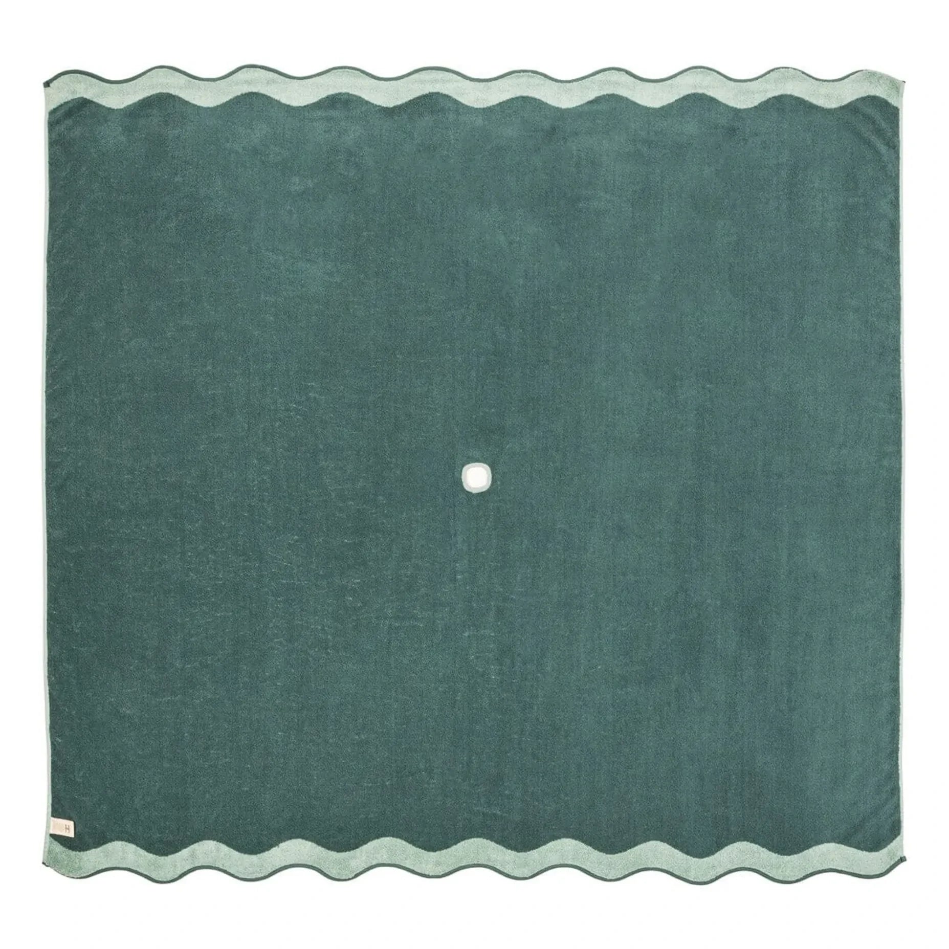 Business & Pleasure Co. - Toalla de playa perforada | Verde