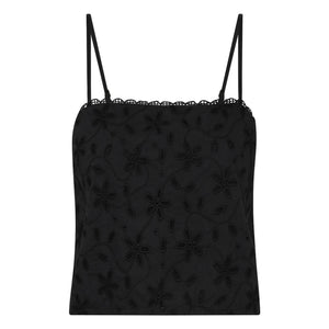 Posse - Top corto Salma | Negro