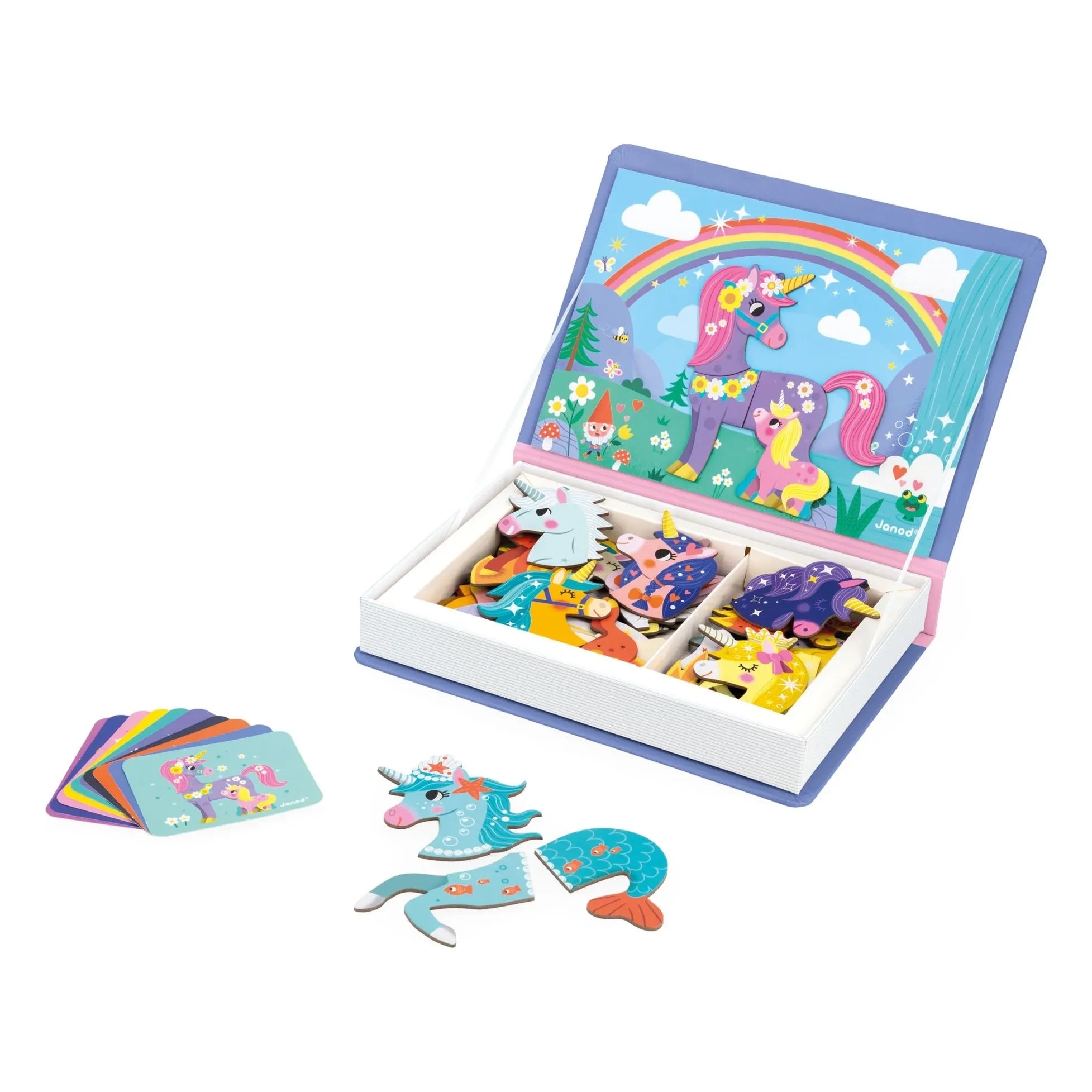 Janod - Magneti'Book Unicornios